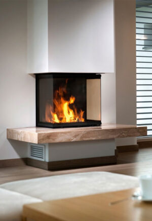 Üç Tarafı Açık Şömine Modeli : UT1